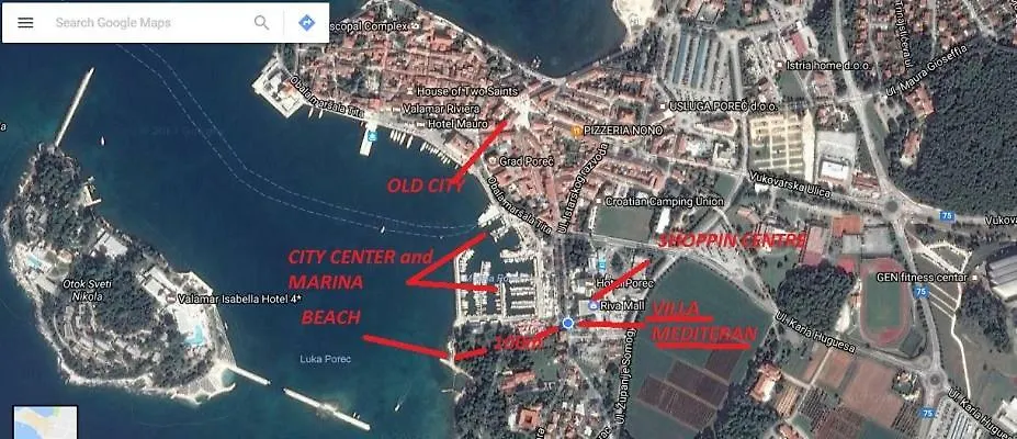 Boutique Apartman Villa Mediteran ポレッチ クロアチア